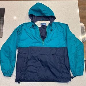 Vintage 90s color block anorak jacket windbreaker men’s large ski